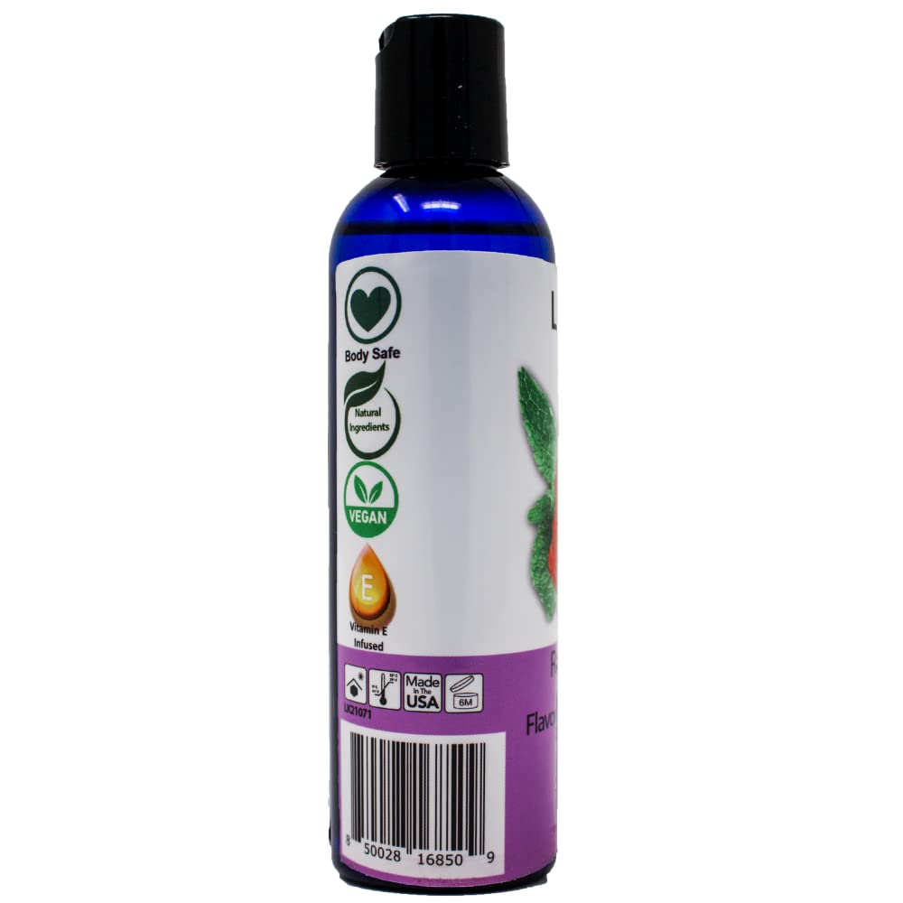 Lick Chocolate Covered Strawberry Massage Oil – Nourishing Vitamin E Body Oil for Women & Couples