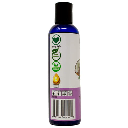 Lick Coconut Massage Oil – Romantic, Body Safe, Non-Greasy 4 oz