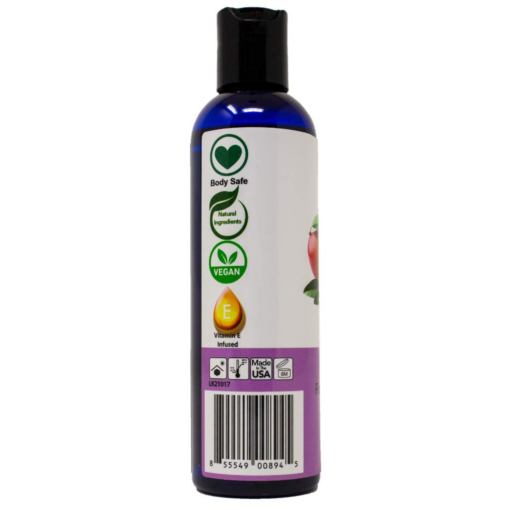 Lick Mango Bliss Massage Oil for Couples – Tropical Date Night Oil, 4 fl oz
