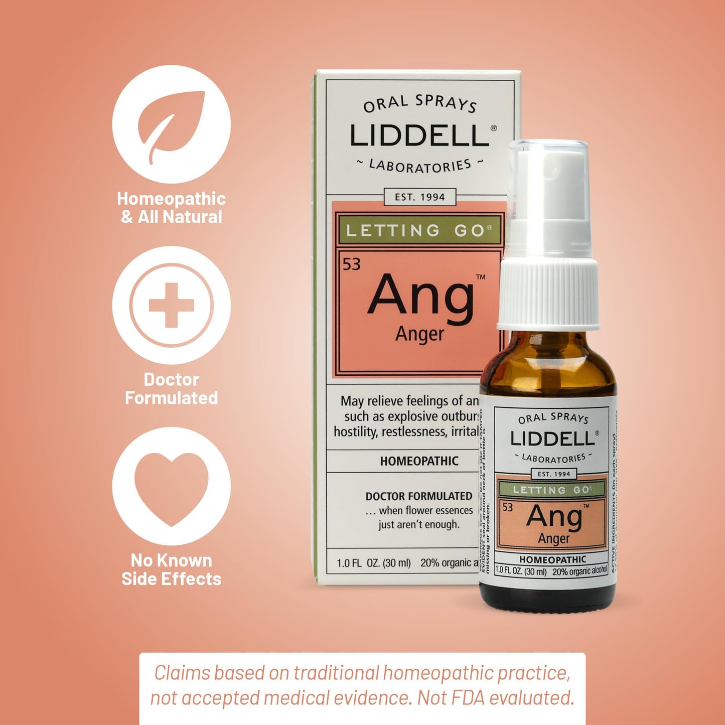 Liddell Homeopathic Letting Spray – Go Anger (1 fl oz)