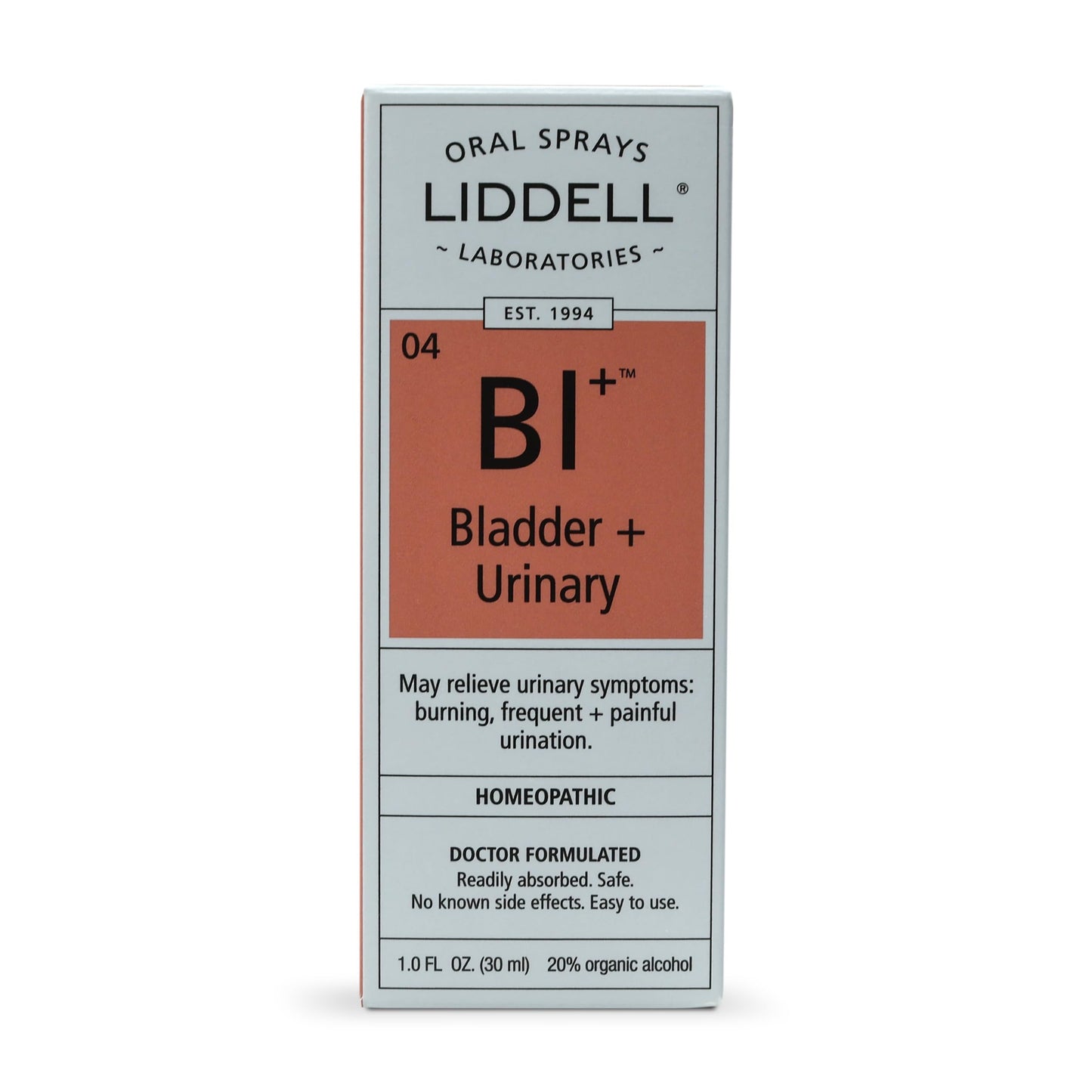 Liddell Homeopathic Bladder & Urinary Spray – 1 fl oz | Natural Relief