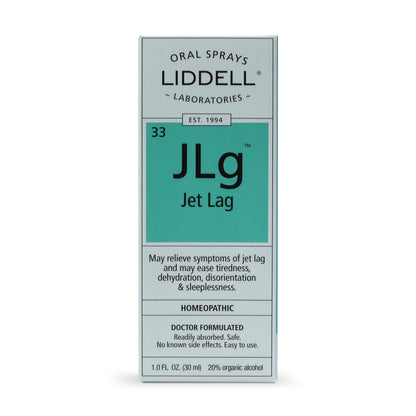 Liddell Homeopathic Jet Lag Remedy - 1 fl oz (Pack of 2) | Natural Relief