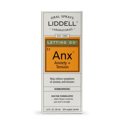 Liddell Letting Go - Homeopathic Oral Spray for Anxiousness, Stress & Restlessness | Natural Calm Spray 1.0 fl oz