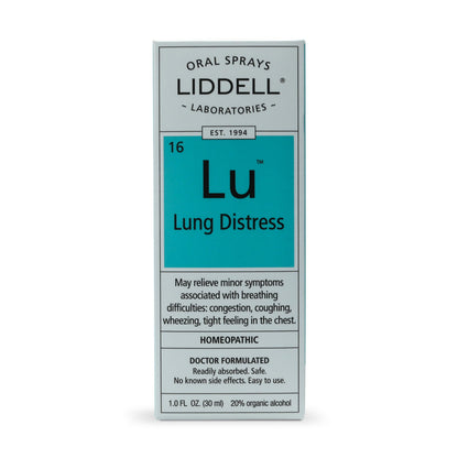 Liddell Lung Distress - Natural Homeopathic Spray for Lung Support