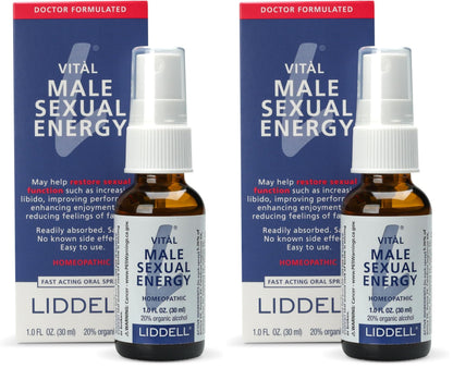 Liddell Homeopathic Vital Male Sexual Energy - 1fl oz (Pack of 2)