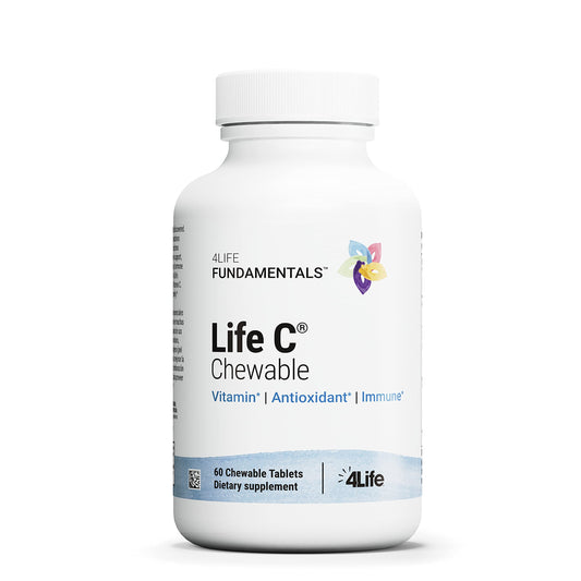 4Life Life C Vitamin C – 7 Active Forms for Immune Support (Citrus) | 60 Chewables BritishVita | Premium UK Vitamins & Wellness Supplements