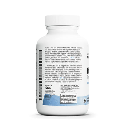 4Life Life C Vitamin C – 7 Active Forms for Immune Support (Citrus) | 60 Chewables