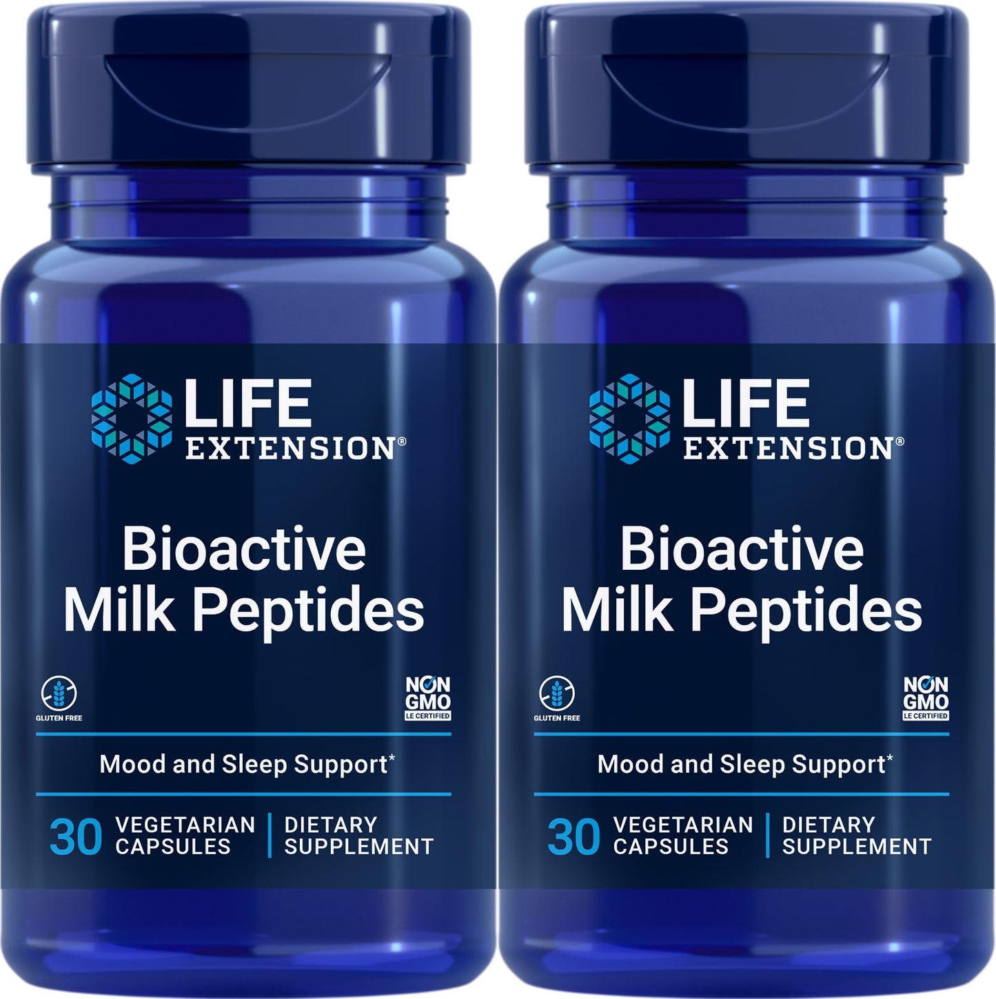 Life Extension Bioactive Milk Peptides – 30 Vegetarian Capsules (Pack of 2)