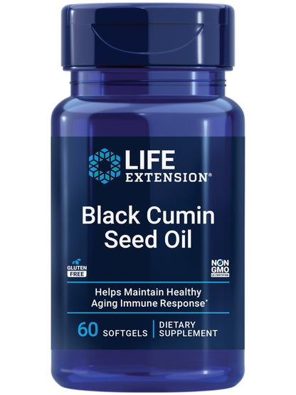 Life Extension Black Cumin Seed Oil – Immune Support & Whole-Body Health, 60 Softgels