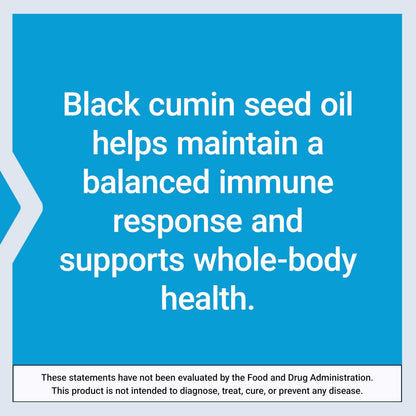 Life Extension Black Cumin Seed Oil – Immune Support & Whole-Body Health, 60 Softgels