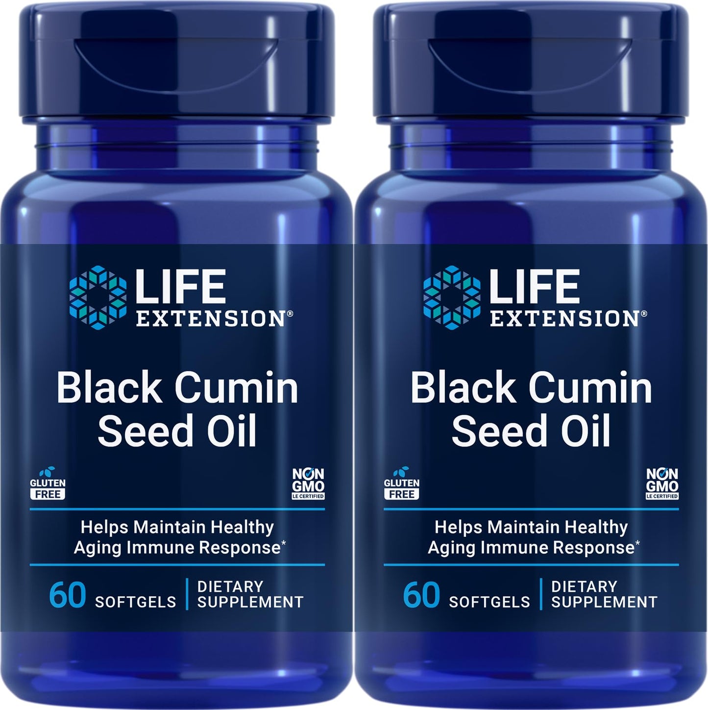Life Extension Black Cumin Seed Oil 60 Softgels (Pack of 2) – Immune Support