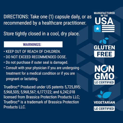 Life Extension Optimized Broccoli with Myrosinase – Once-Daily, Non-GMO