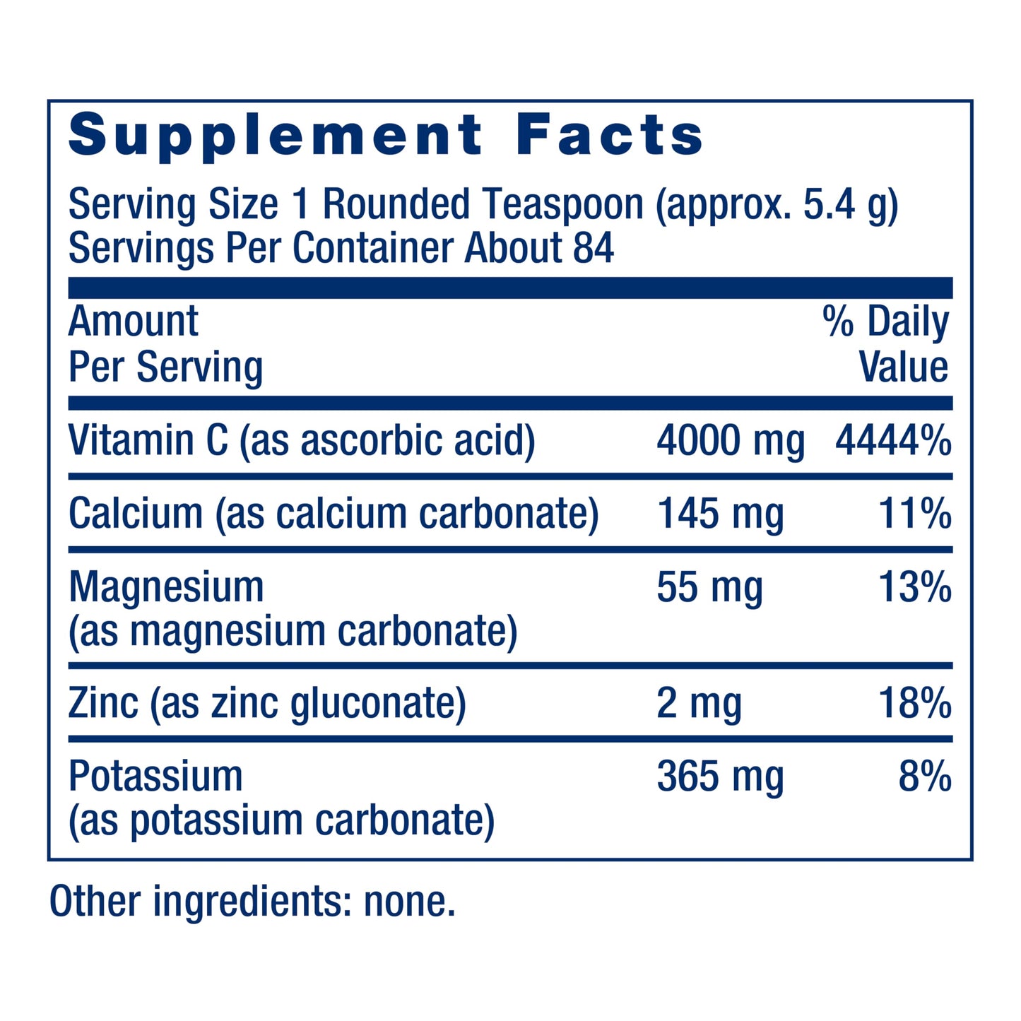 Life Extension Buffered Vitamin C Powder - Gentle on Stomachs, 454 g (84 Servings)