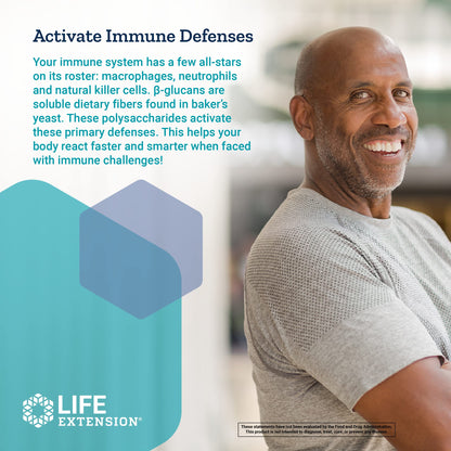 Life Extension Mushroom Immune with Beta Glucans – Immune Support Formula