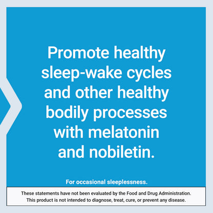 Life Extension Circadian Sleep – Melatonin 1.5 mg with Nobiletin for Sleep Support | Gluten Free, Non-GMO, Vegetarian | 30 Capsules