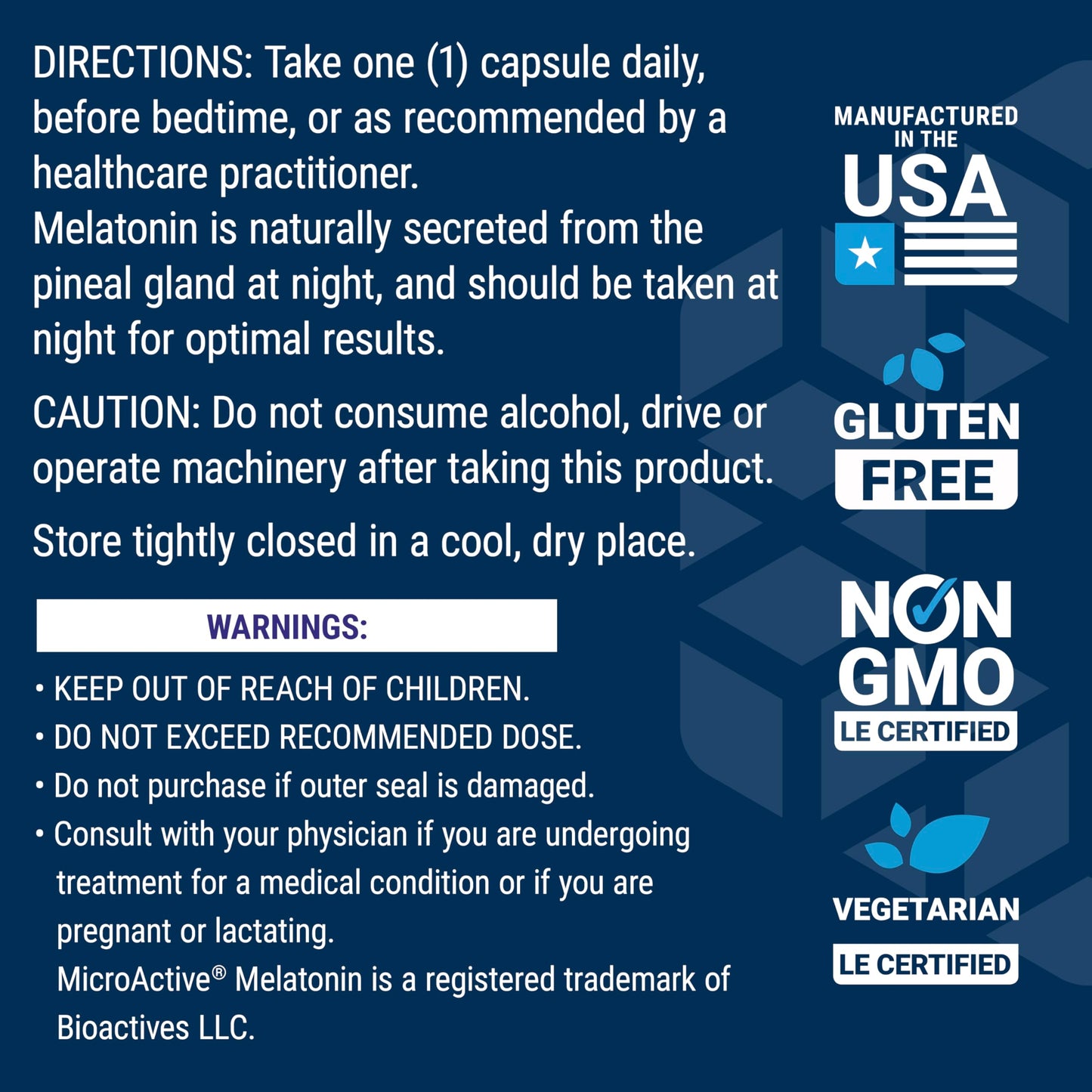 Life Extension Circadian Sleep – Melatonin 1.5 mg with Nobiletin for Sleep Support | Gluten Free, Non-GMO, Vegetarian | 30 Capsules