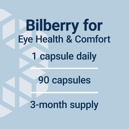 Life Extension European Bilberry Extract 100 mg | MirtoSelect Vaccinium myrtillus | Eye Health, Circulation, 90 Capsules