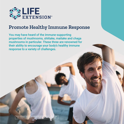 Life Extension Mushroom Immune with Beta Glucans – Immune Support Formula