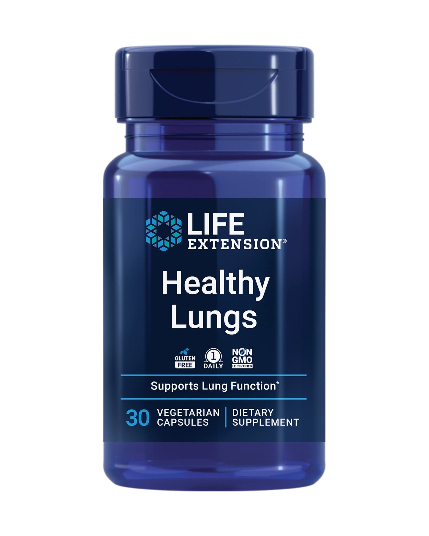 Life Extension Healthy Lungs – Lung Support with Boswellia, Bael & Saffron