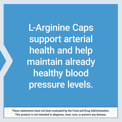 Life Extension L-Arginine Caps 700 mg – Arterial Health & Immune Support, 200 Capsules