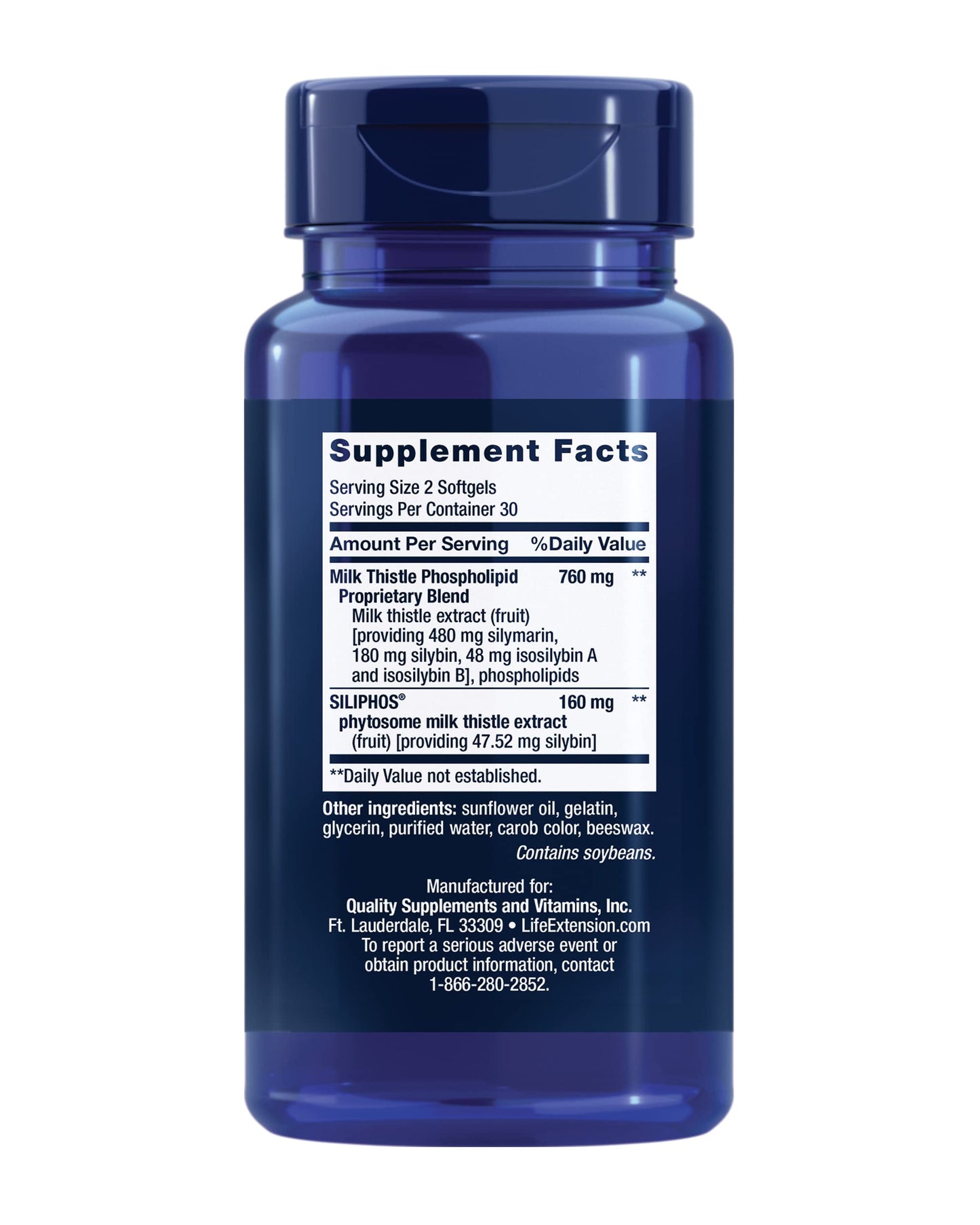 Life Extension Advanced Milk Thistle – Liver Health Support, 60 Softgels | Gluten-Free, Non-GMO