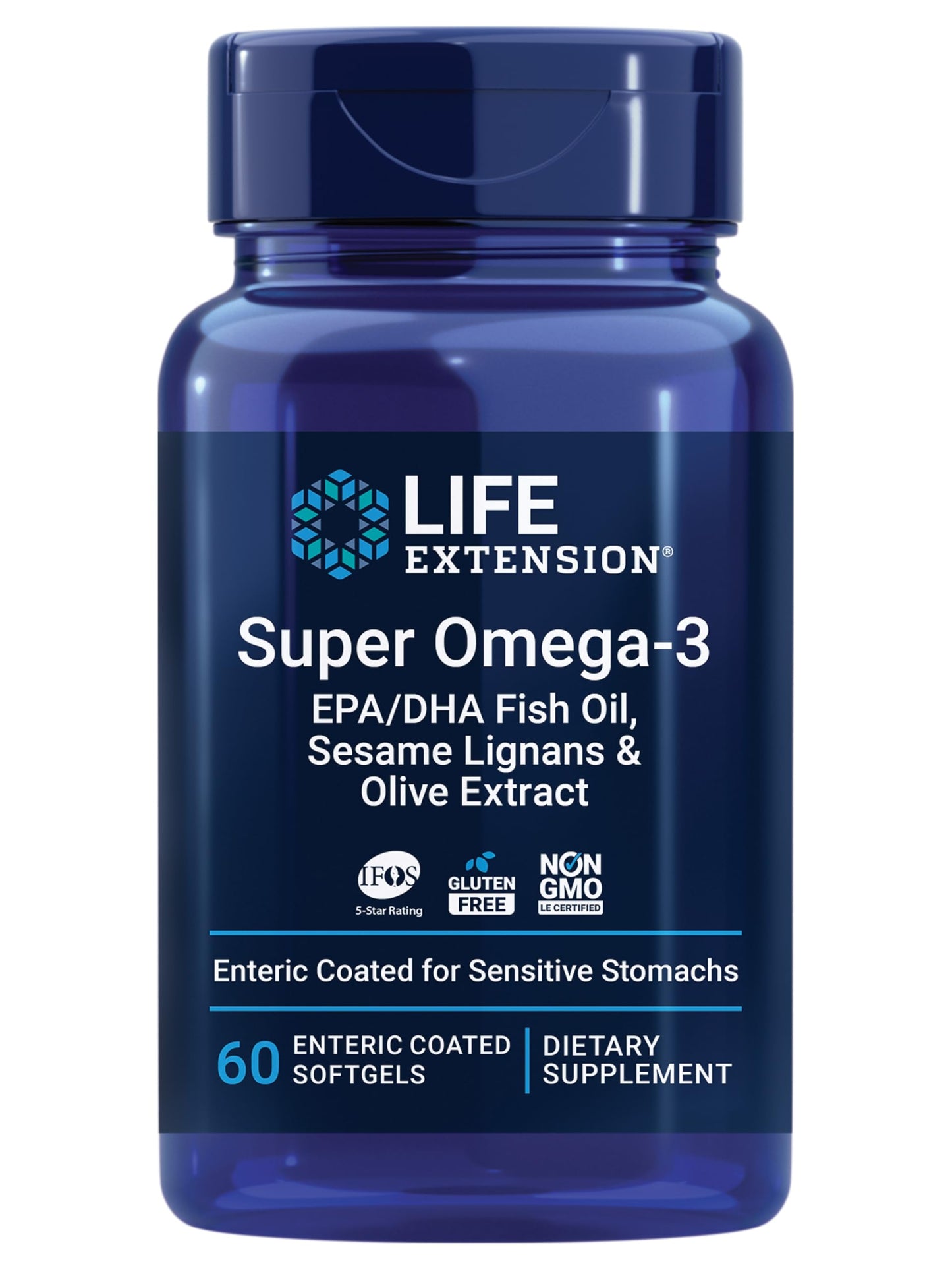 Life Extension Super Omega-3 EPA/DHA with Olive Extract & Sesame Lignans