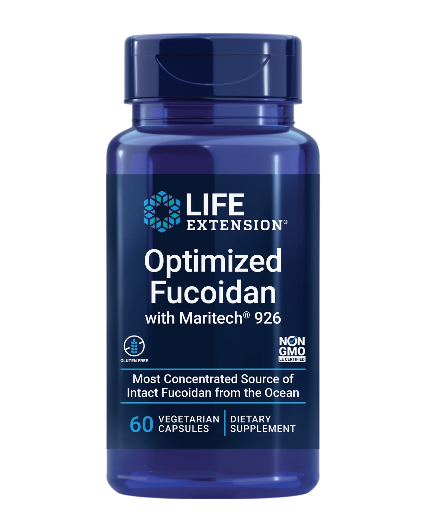 Life Extension Optimized Fucoidan with Maritech® 926 – Immune Support, 60 Vegetarian Capsules