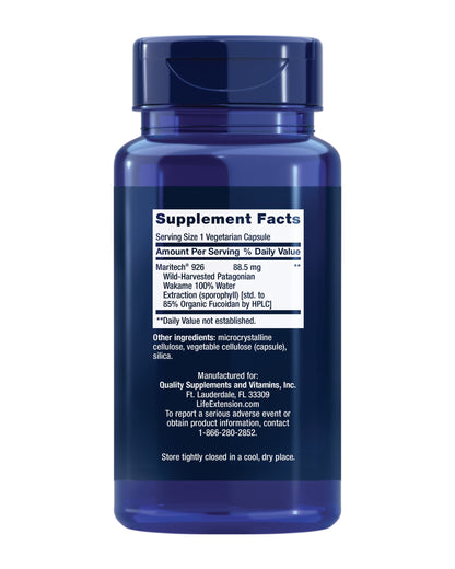 Life Extension Optimized Fucoidan with Maritech® 926 – Immune Support, 60 Vegetarian Capsules