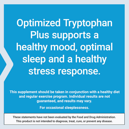 Life Extension Optimized Tryptophan Plus 1000mg | L-Tryptophan Supplement for Sleep & Mood – 90 Capsules