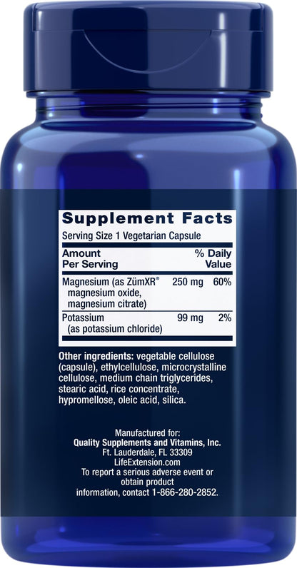 Life Extension Potassium 99 mg + Magnesium 250 mg – Dual-Action Mineral