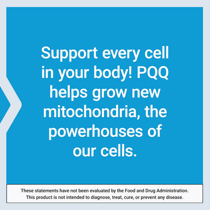 Life Extension PQQ 20 mg – Promotes New Mitochondria | Gluten-Free, Non-GMO, Vegetarian