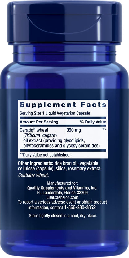Life Extension Skin Restoring Ceramides – 3-Pack, 30 Liquid Vegetarian Capsules
