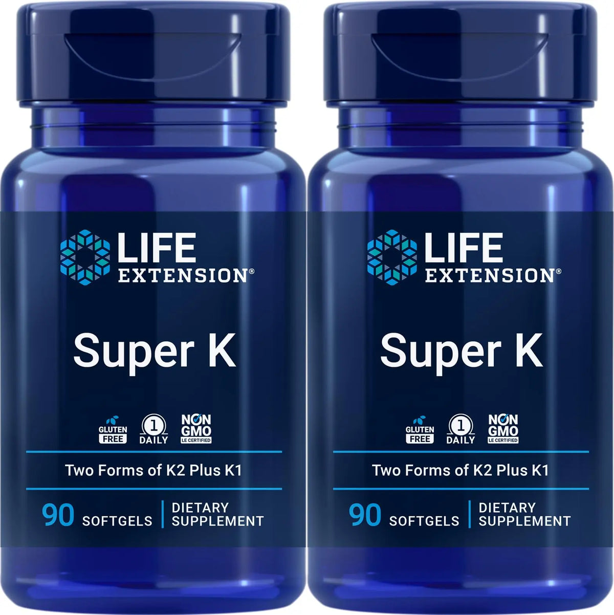Life Extension Super K, 90 Softgels (Pack of 2) – Triple Vitamin K Formula BritishVita | Premium UK Vitamins & Wellness Supplements