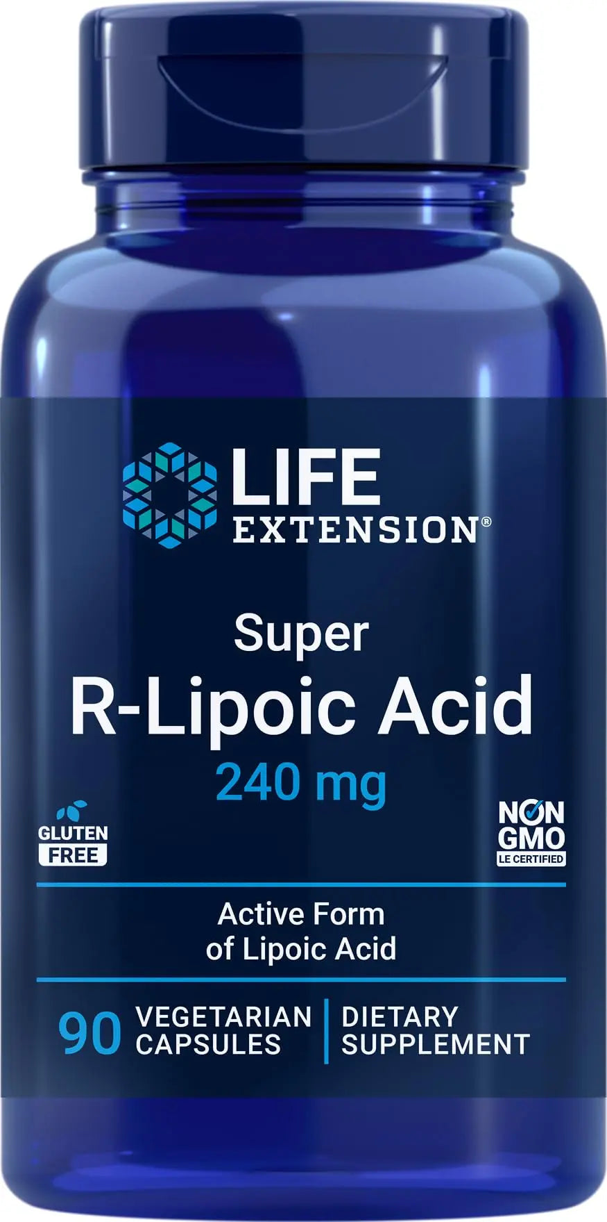 Life Extension Super R-Lipoic Acid 240 mg | 90 Vegetarian Capsules BritishVita | Premium UK Vitamins & Wellness Supplements