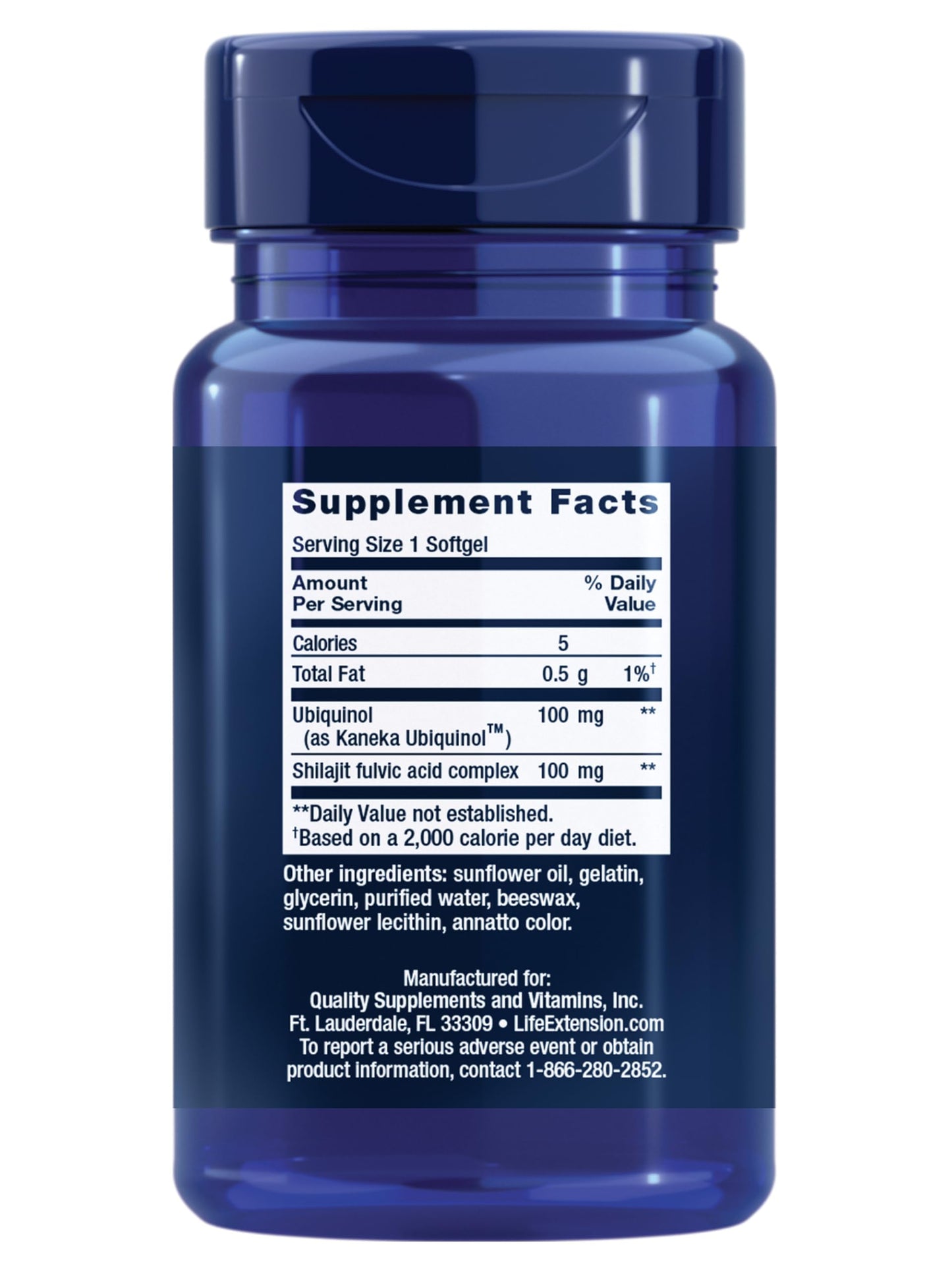 Life Extension Super Ubiquinol CoQ10 – Enhanced Mitochondrial Support (100 mg), 30 Softgels