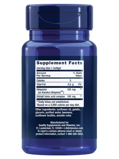 Life Extension Super Ubiquinol CoQ10 – Enhanced Mitochondrial Support (100 mg), 30 Softgels