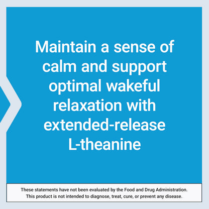 Life Extension Theanine XR Stress Relief – L-Theanine 30 Tablets | Calm, Wakeful Relaxation