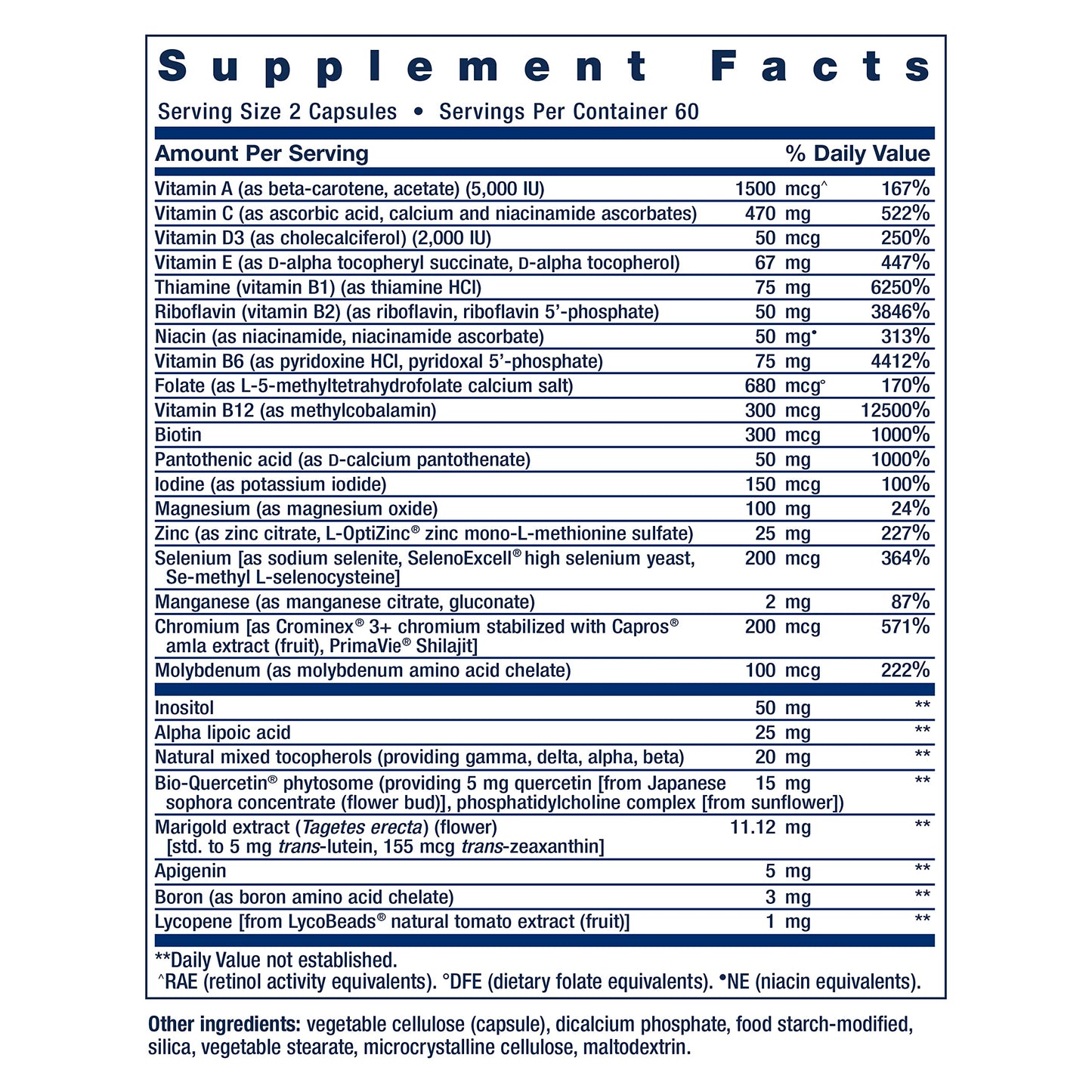 Life Extension Two-Per-Day Multivitamin – 120 Capsules, Non-GMO, Gluten-Free, Two-Month Supply