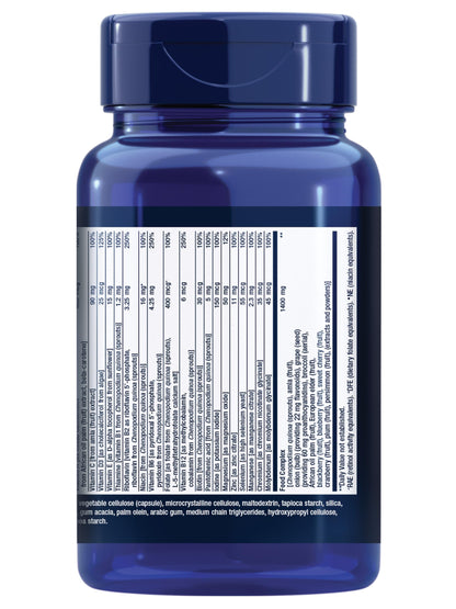 Life Extension Whole Food Multivitamin – Plant-Derived Vitamins, Gluten-Free, 90 Capsules