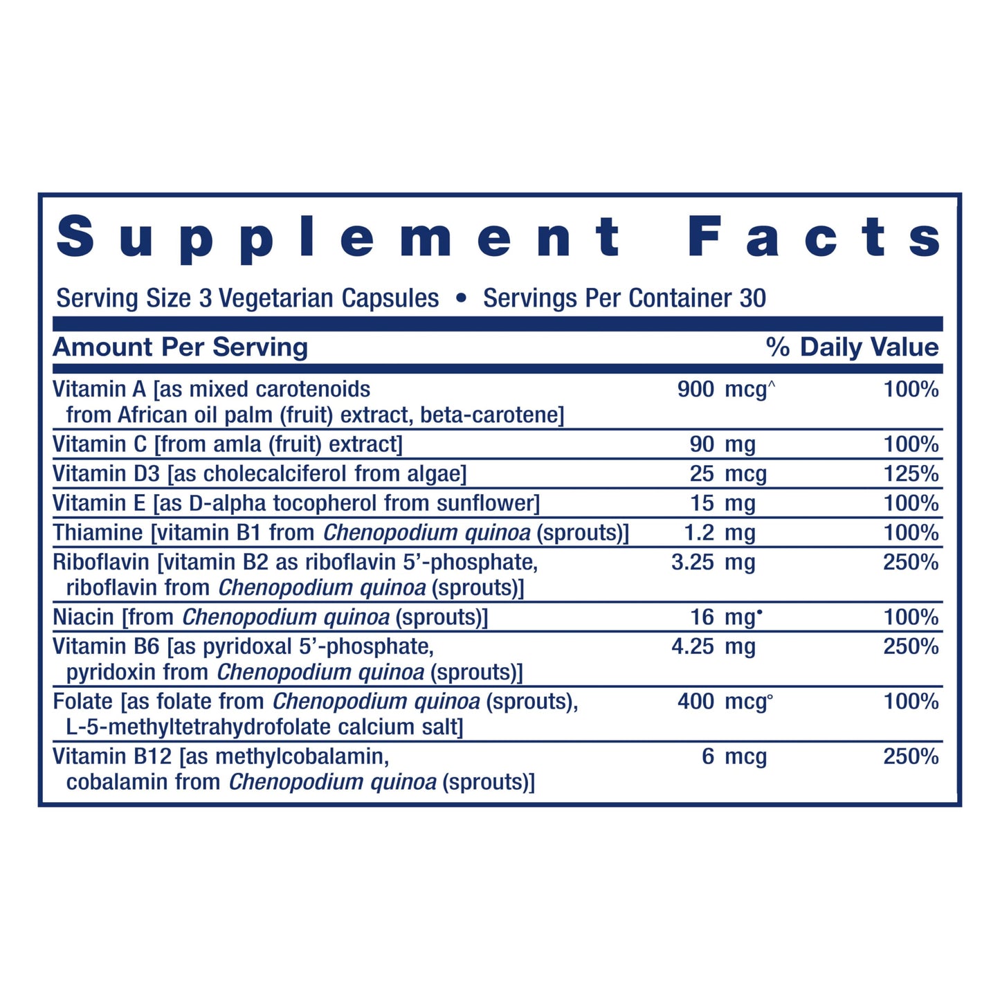 Life Extension Whole Food Multivitamin – Plant-Derived Vitamins, Gluten-Free, 90 Capsules