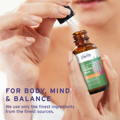 Life-flo Liquid Iodine Plus 150 mcg – Thyroid Support & Energy