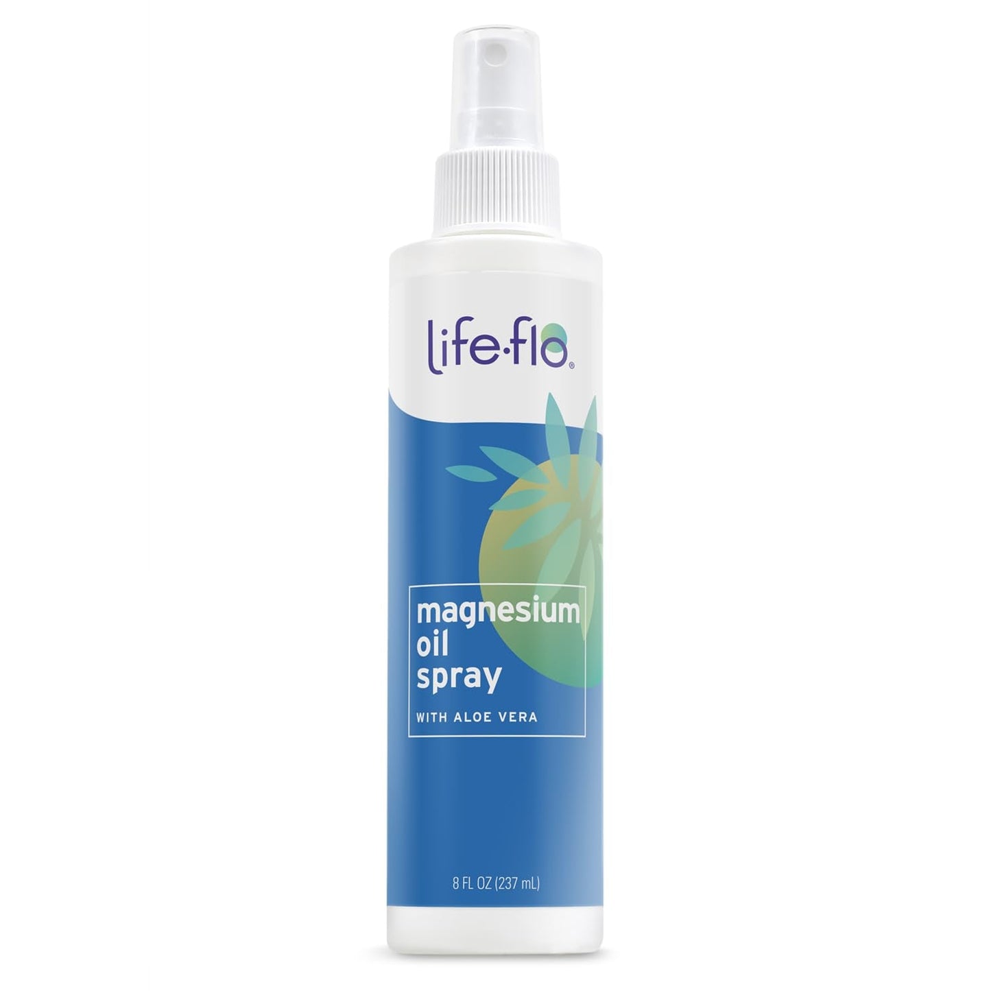 Life-flo Magnesium Oil Spray with Organic Aloe Vera – Zechstein Seabed Magnesium Chloride, 8oz