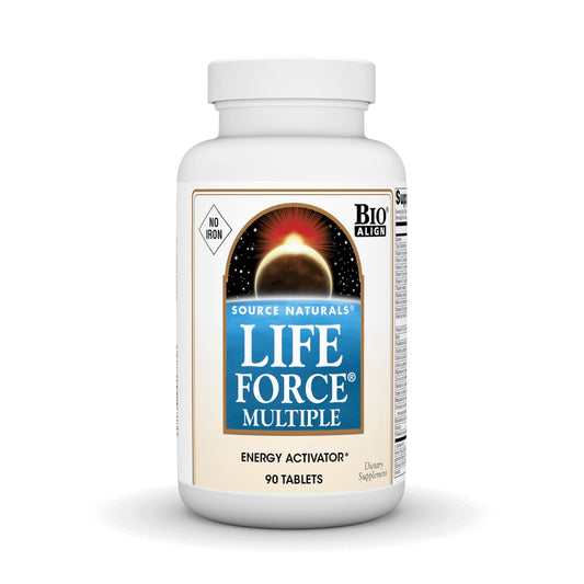 Source Naturals Life Force Multiple No Iron – Energy Activator (90 tablets) BritishVita | Premium UK Vitamins & Wellness Supplements