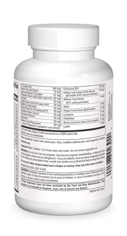 Source Naturals Life Force Vegan Multiple – 60 Tablets | All-Vegan Multivitamin