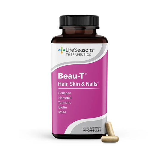 LifeSeasons Beau-T - Hair, Nail & Skin Supplement | 90 Capsules BritishVita | Premium UK Vitamins & Wellness Supplements