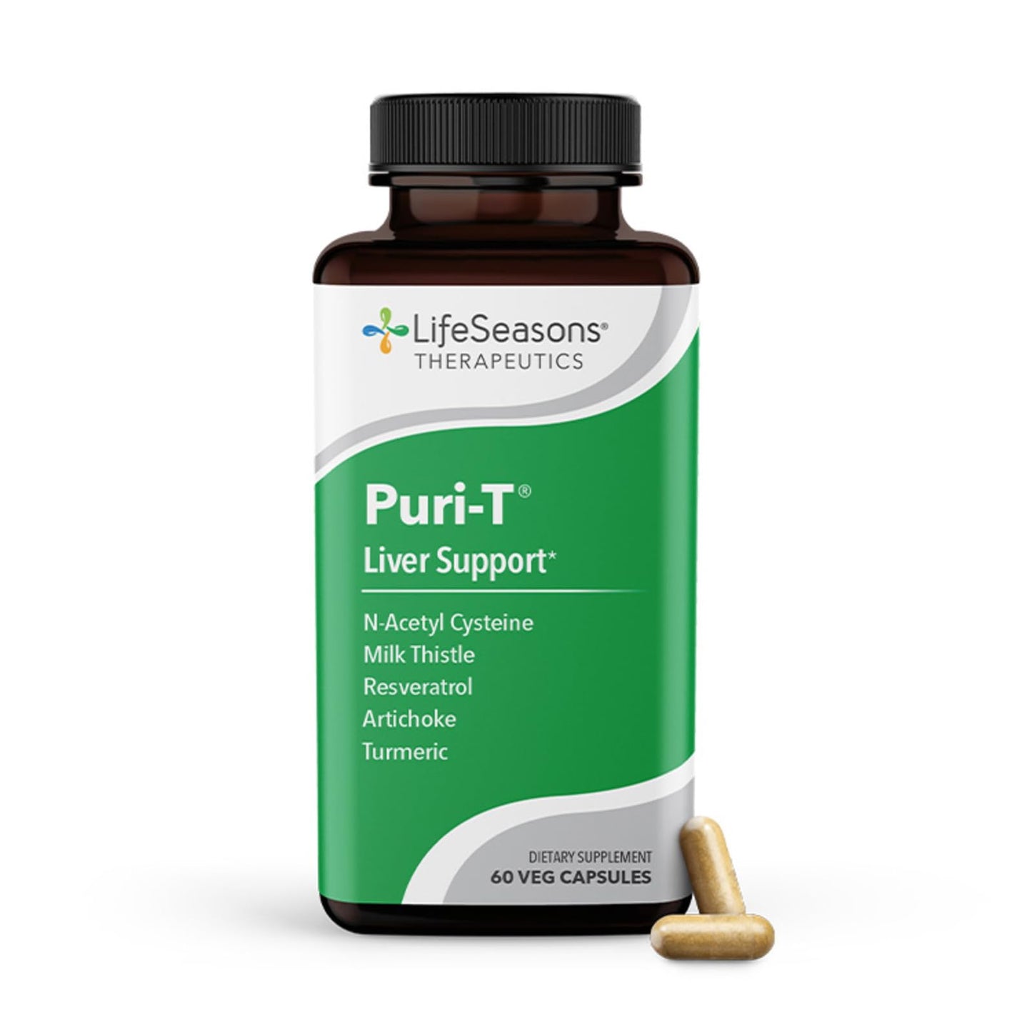 LifeSeasons Puri-T Liver Cleanse & Detox Support - 60 Capsules