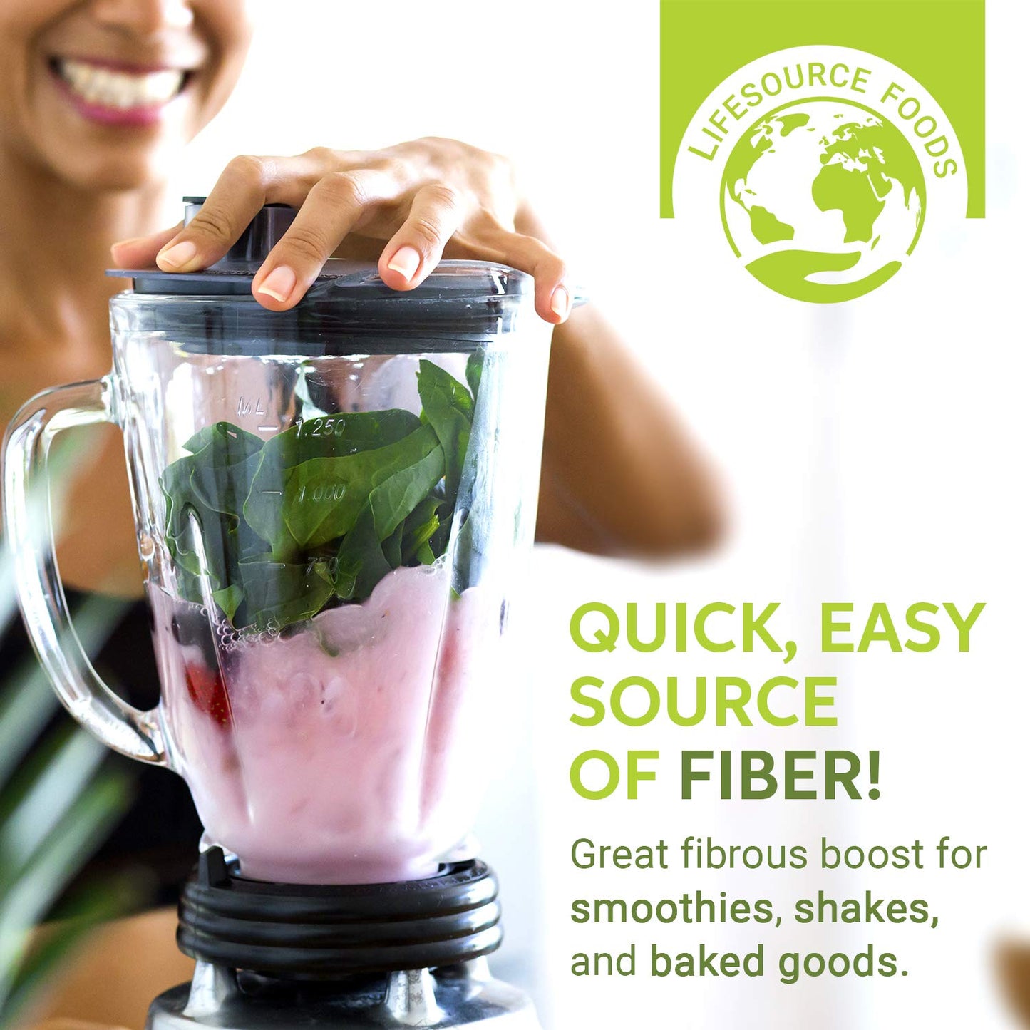 LifeSource Oat Fiber 500 (1 lb) – Keto, Zero-Carb, Gluten-Free