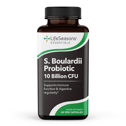 LifeSeasons Essentials S. Boulardii Probiotic – Immune & Digestive Support (60 Capsules)