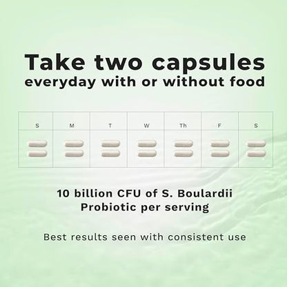 LifeSeasons Essentials S. Boulardii Probiotic – Immune & Digestive Support (60 Capsules)