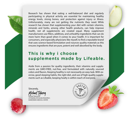 Lifeable Cranberry Gummies for Women – 60 Count | 25,000 mg Equivalent